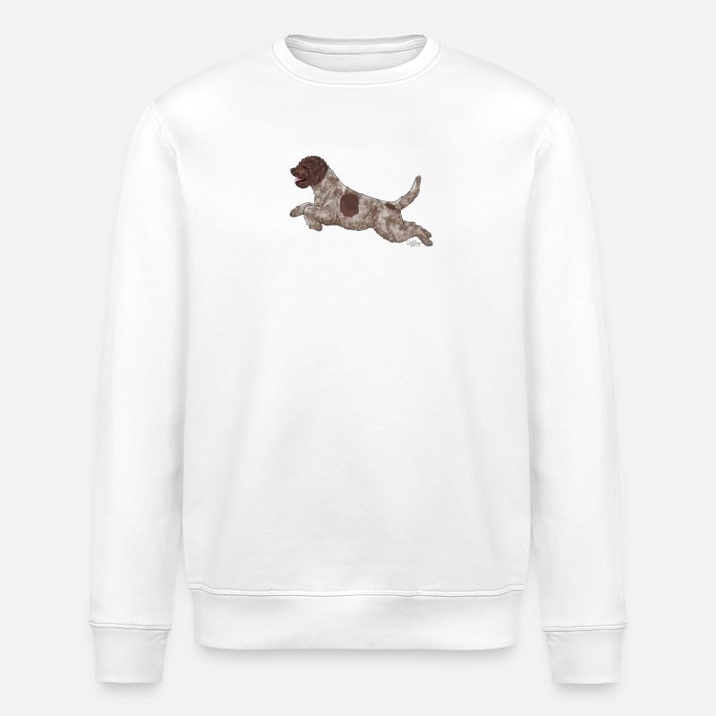 lagottovain5 - Sweat bio ROLLER Stanley/Stella Unisexe - blanc