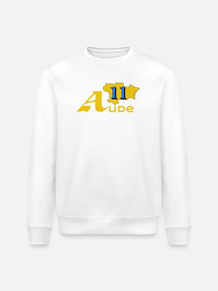 Aude - Stanley/Stella ROLLER Unisex Organic Sweatshirt - white