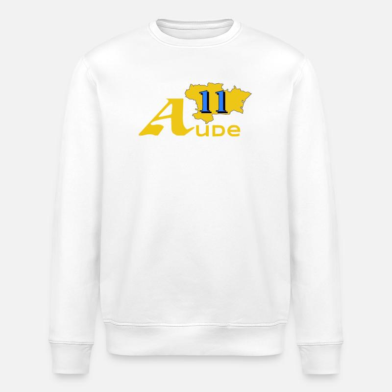 Aude - Stanley/Stella ROLLER Unisex Organic Sweatshirt - white