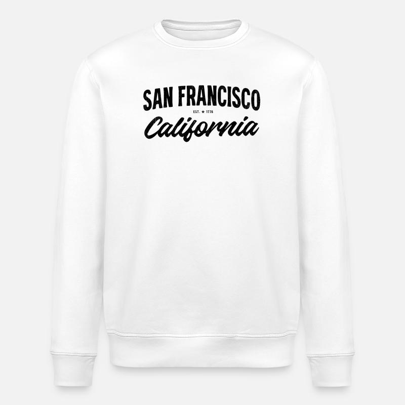 San Francisco - Sweat bio ROLLER Stanley/Stella Unisexe - blanc