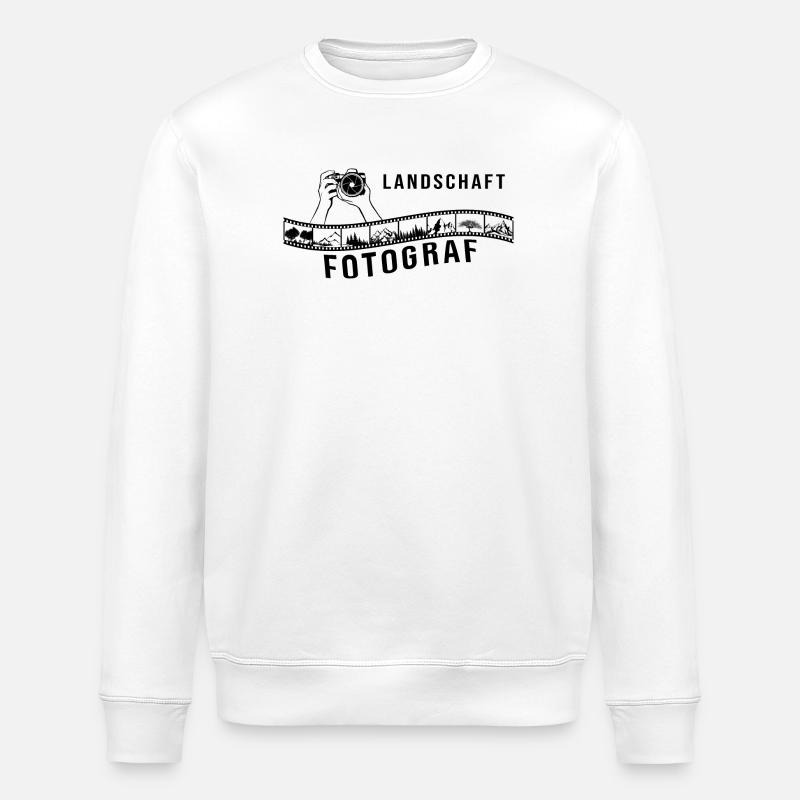 Landschaftsfotograf - Stanley/Stella Unisex Bio-Sweatshirt ROLLER - Weiß