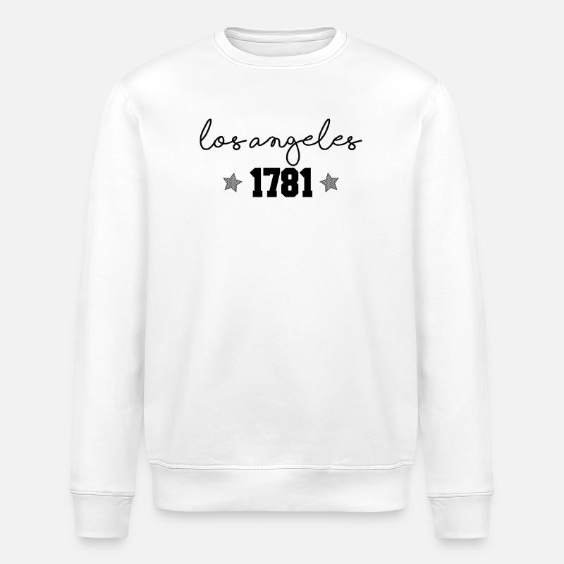 1781 Los Angeles - Stanley/Stella Unisex Bio-Sweatshirt ROLLER - Weiß