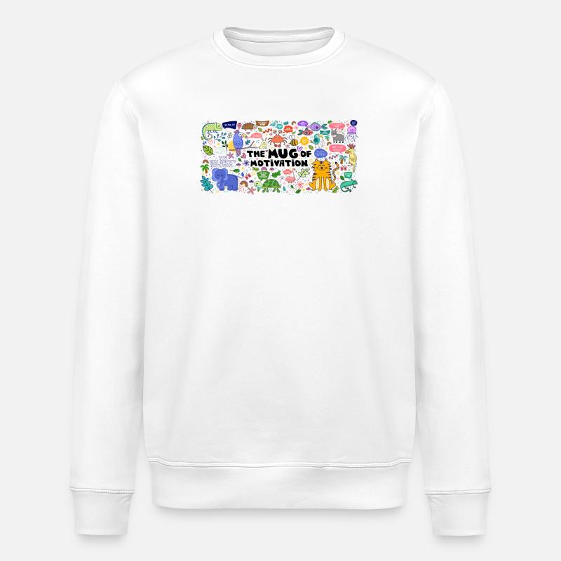 Coupe de motivation - Sweat bio ROLLER Stanley/Stella Unisexe - blanc