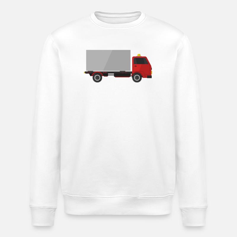 Lkw - Stanley/Stella Unisex Bio-Sweatshirt ROLLER - Weiß