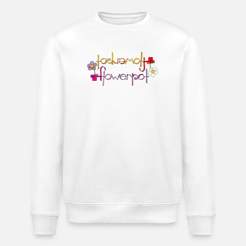 Blumentopf - Stanley/Stella Unisex Bio-Sweatshirt ROLLER - Weiß