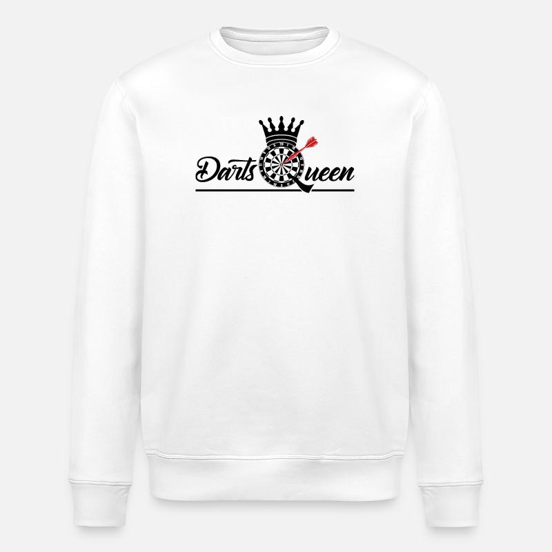 Reine des fléchettes - Sweat bio ROLLER Stanley/Stella Unisexe - blanc