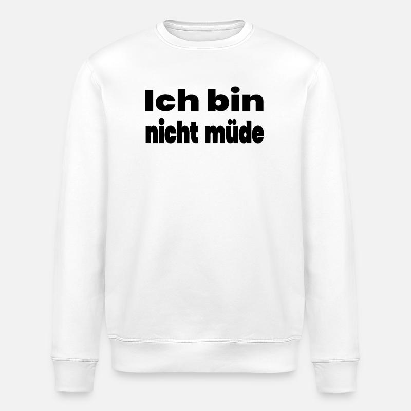 Müde - Stanley/Stella Unisex Bio-Sweatshirt ROLLER - Weiß