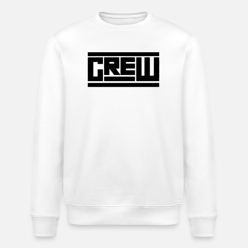 crew - Stanley/Stella ROLLER Unisex Organic Sweatshirt - white