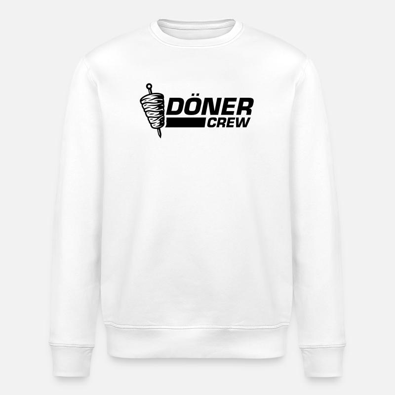 Döner Crew - Stanley/Stella Unisex Bio-Sweatshirt ROLLER - Weiß