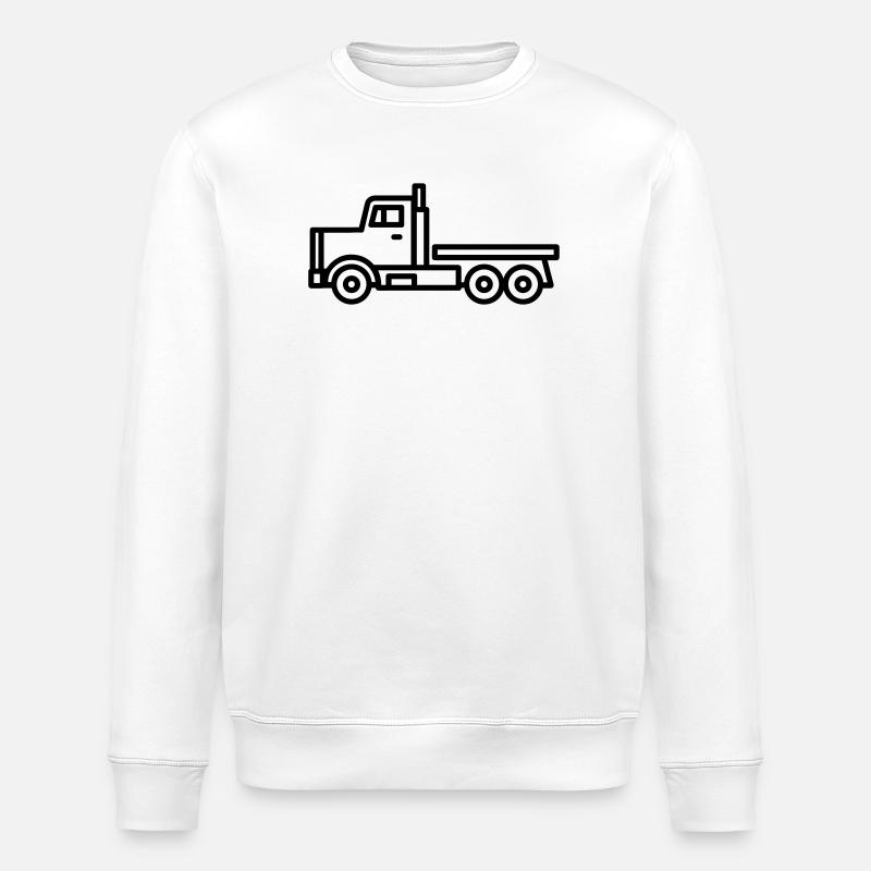 Lkw - Stanley/Stella Unisex Bio-Sweatshirt ROLLER - Weiß
