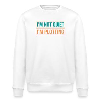 Anxiety ängstlich Angsthase Introvertiert - Stanley/Stella Unisex Bio-Sweatshirt ROLLER - Weiß - Vorne - Nik (191cm)