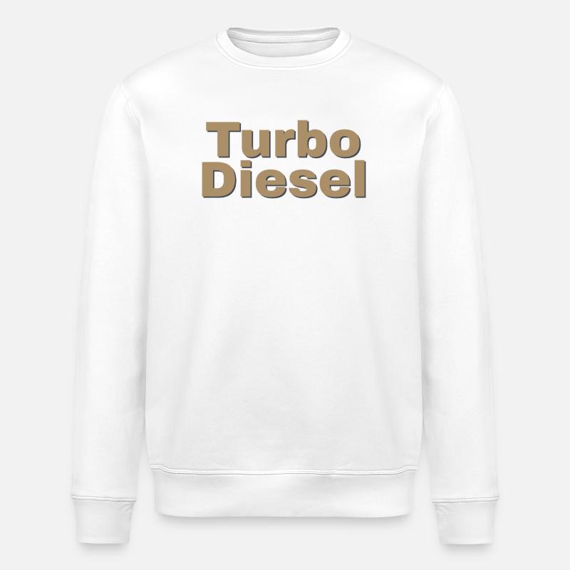 Turbo Diesel - Sweat bio ROLLER Stanley/Stella Unisexe - blanc