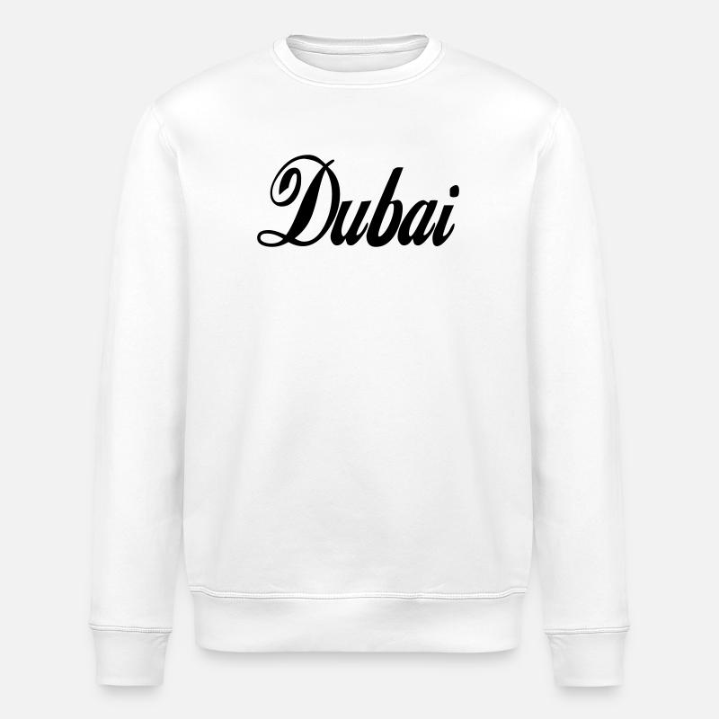 Dubai - couleur personnalisable - Sweat bio ROLLER Stanley/Stella Unisexe - blanc