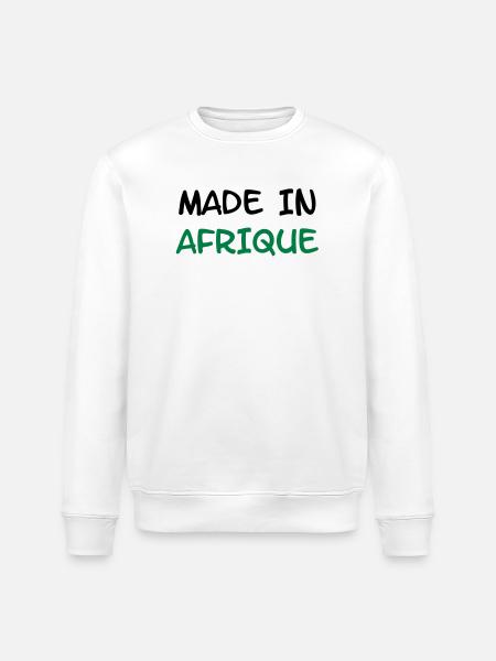 Made in AFRIQUE ! - Sweat bio ROLLER Stanley/Stella Unisexe - blanc