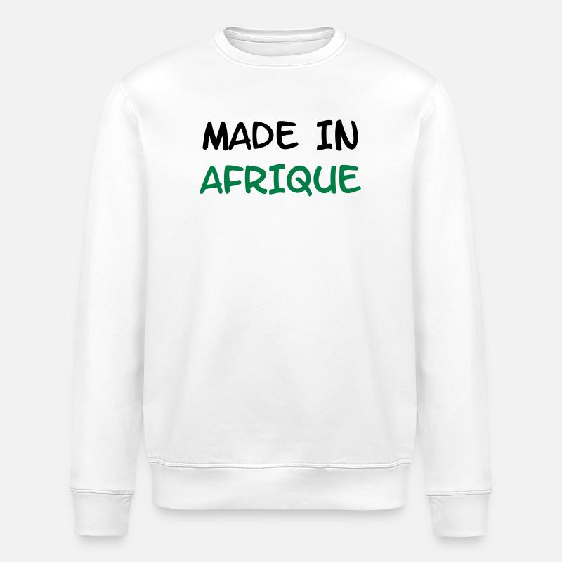 Made in AFRIQUE ! - Sweat bio ROLLER Stanley/Stella Unisexe - blanc