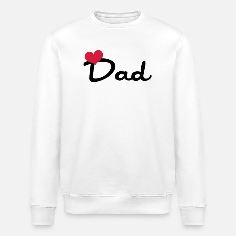 Dad - Stanley/Stella Unisex Bio-Sweatshirt ROLLER - Weiß