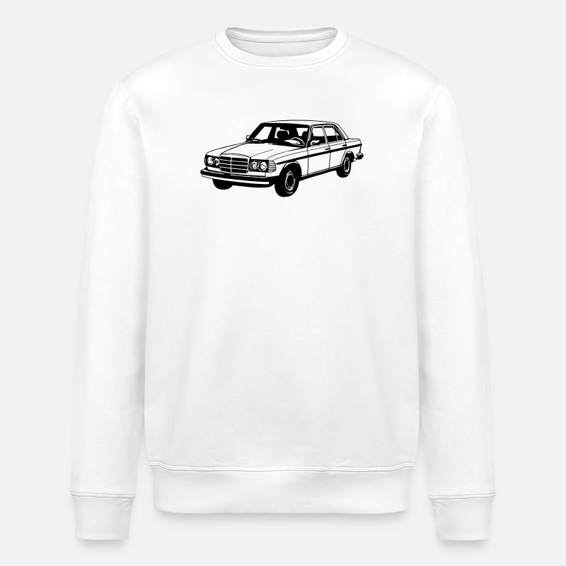 MB W123 , Youngtimer / Oldtimer ... (25) - Stanley/Stella ROLLER Unisex Organic Sweatshirt - white