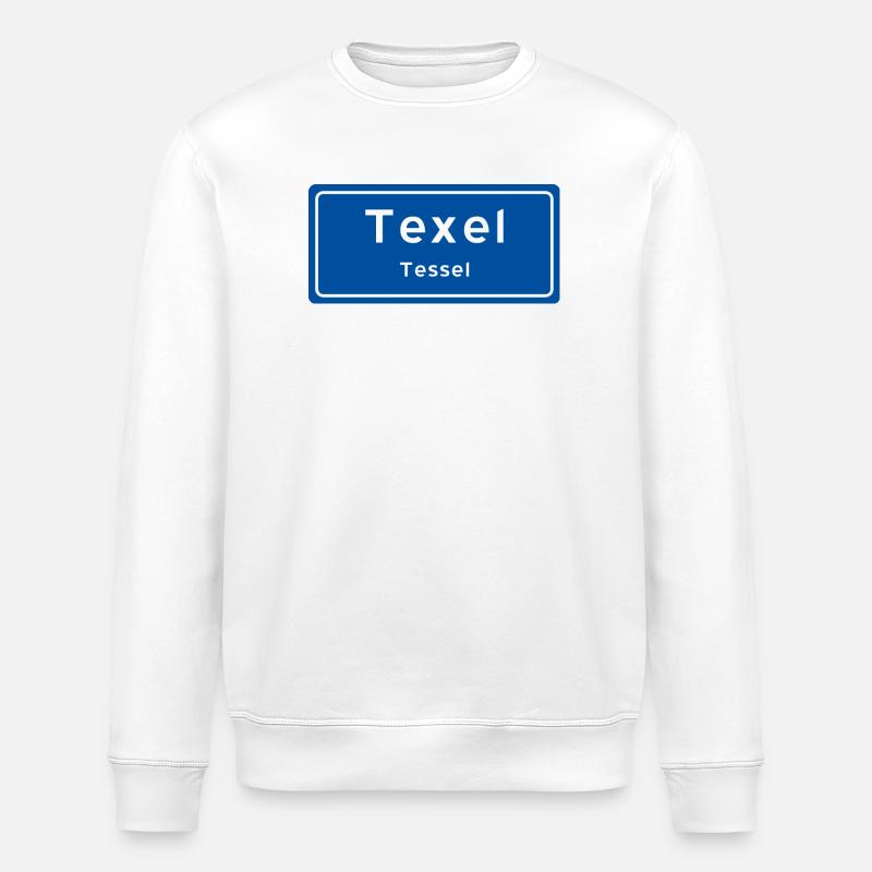 Plaque signalétique Texel - Sweat bio ROLLER Stanley/Stella Unisexe - blanc