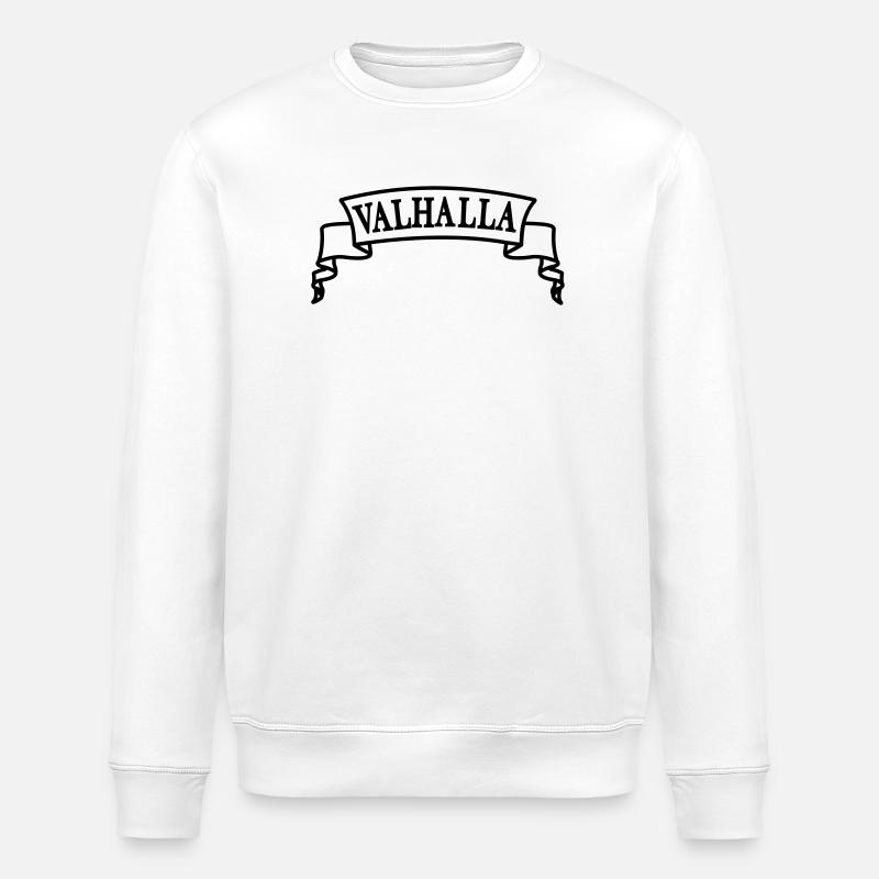 Walhalla im Banner - Stanley/Stella Unisex Bio-Sweatshirt ROLLER - Weiß