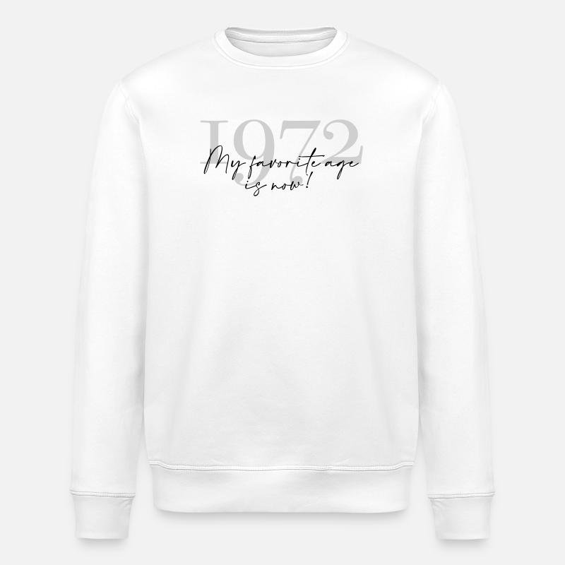 Millésime Année 1972 Script - Sweat bio ROLLER Stanley/Stella Unisexe - blanc