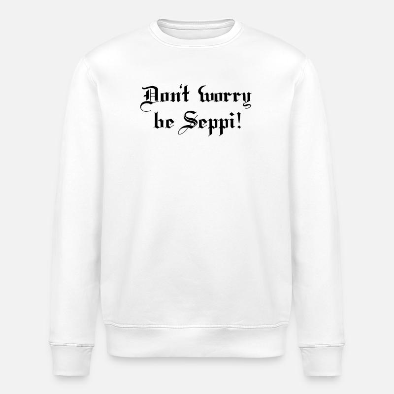 Glücklicher Seppi - Stanley/Stella Unisex Bio-Sweatshirt ROLLER - Weiß