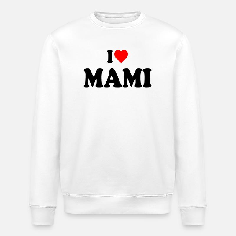 I love mami - Sweat bio ROLLER Stanley/Stella Unisexe - blanc