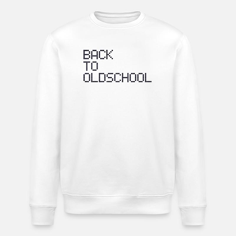 OLDSCHOOL - Stanley/Stella Unisex Bio-Sweatshirt ROLLER - Weiß