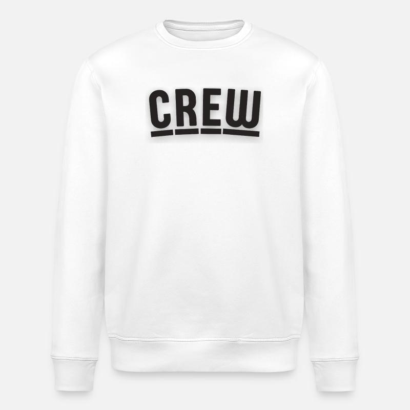 Crew-Design mit Berliner Charme - Stanley/Stella Unisex Bio-Sweatshirt ROLLER - Weiß