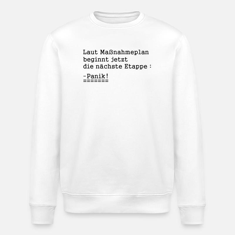 Panique - Sweat bio ROLLER Stanley/Stella Unisexe - blanc