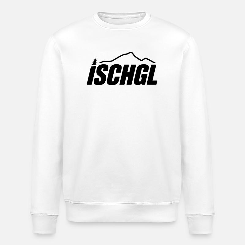 Ischgl - Création de souvenirs - Sweat bio ROLLER Stanley/Stella Unisexe - blanc