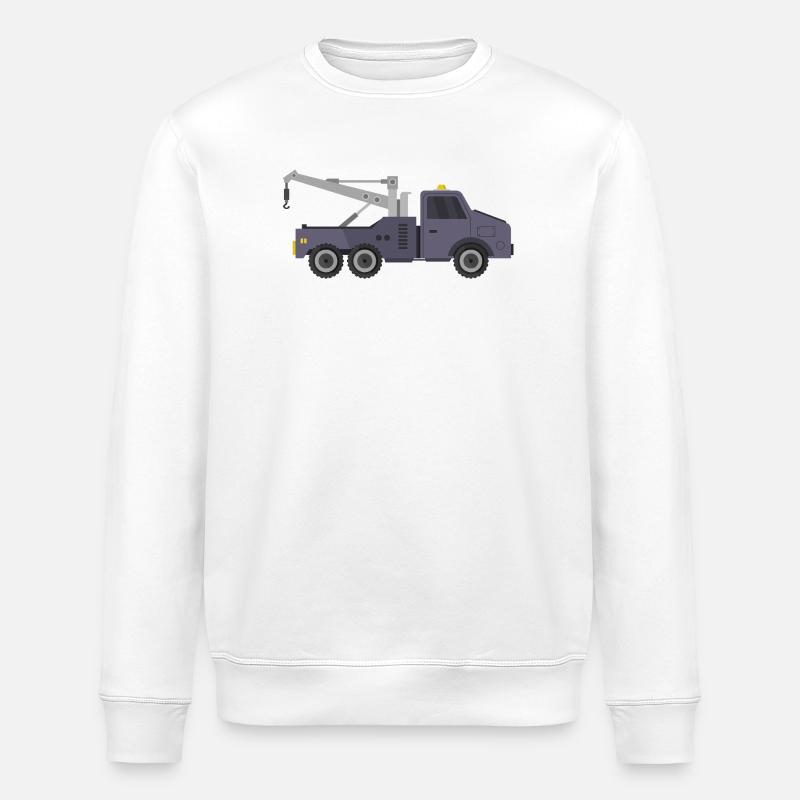 Abschleppwagen - Stanley/Stella Unisex Bio-Sweatshirt ROLLER - Weiß