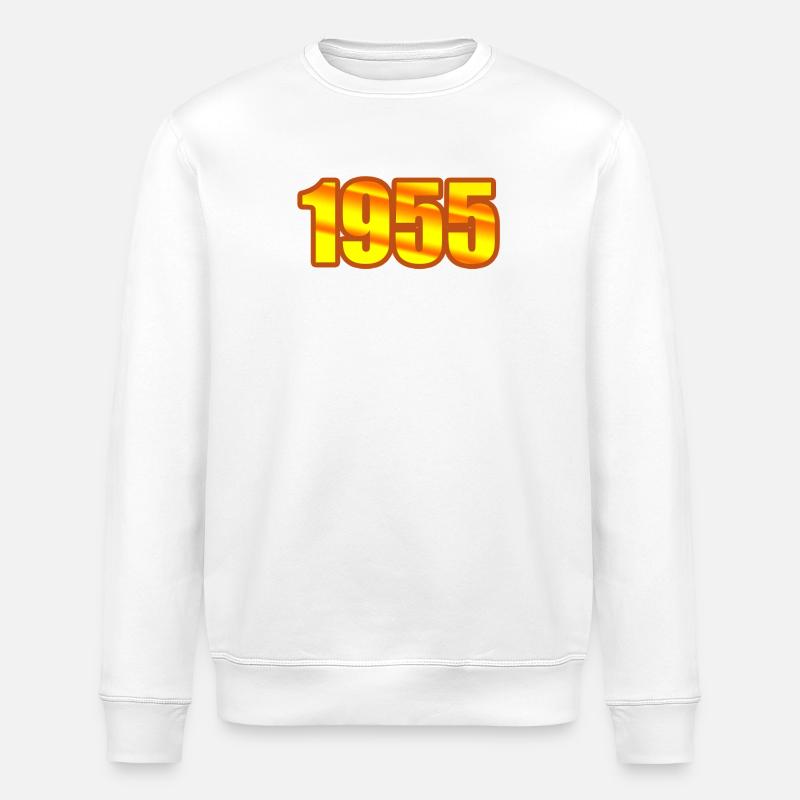 1955 - Stanley/Stella Unisex Bio-Sweatshirt ROLLER - Weiß