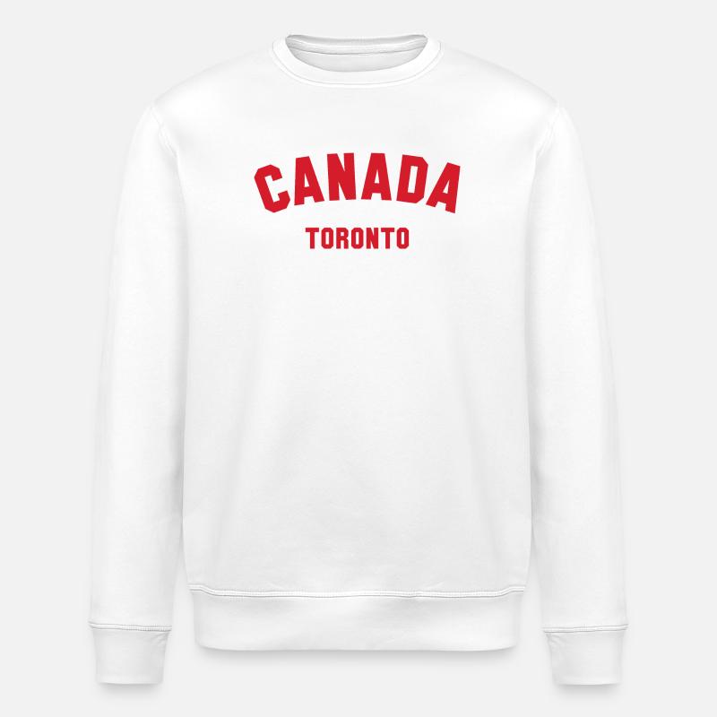 TORONTO, Canada Kanada - Stanley/Stella Unisex Bio-Sweatshirt ROLLER - Weiß