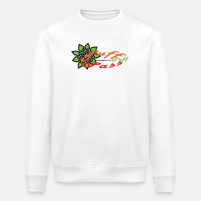 Puff-Puff-Pass !!! - Sweat bio ROLLER Stanley/Stella Unisexe - blanc
