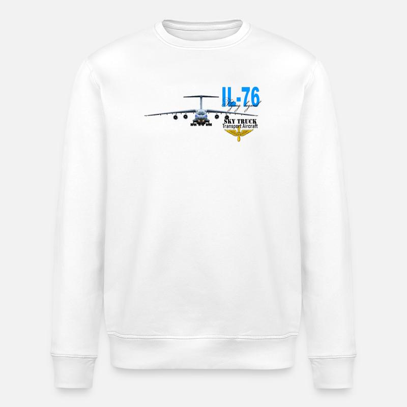 L’IL-76 - Sweat bio ROLLER Stanley/Stella Unisexe - blanc