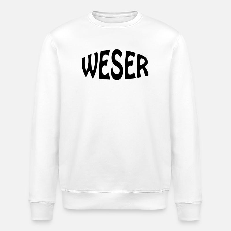 WESER - Stanley/Stella Unisex Bio-Sweatshirt ROLLER - Weiß