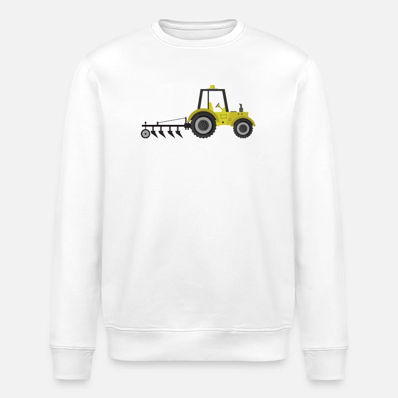 Traktor - Stanley/Stella Unisex Bio-Sweatshirt ROLLER - Weiß