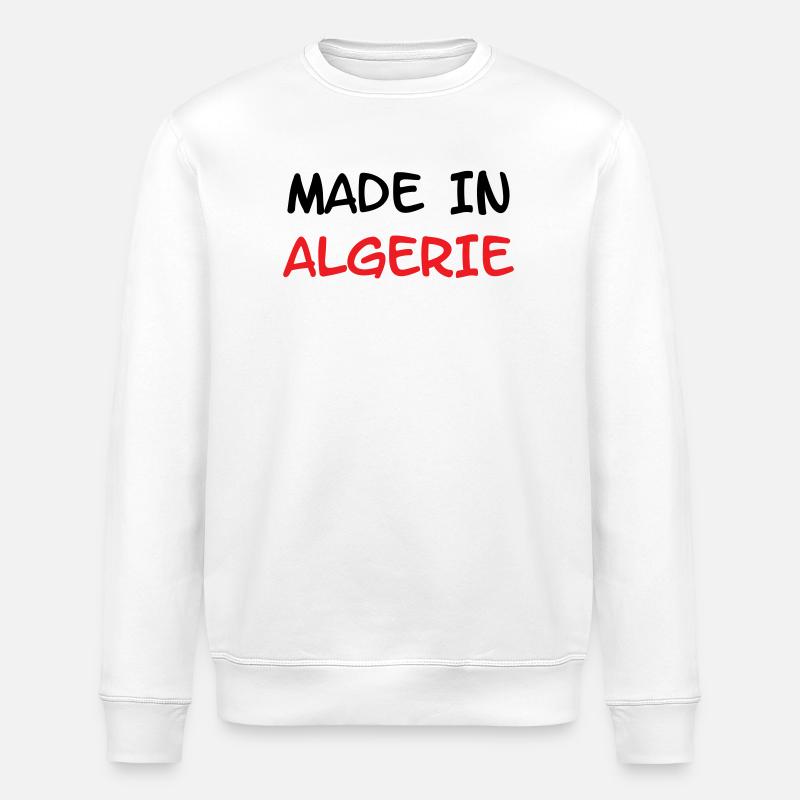 Hergestellt in Algerien - Stanley/Stella Unisex Bio-Sweatshirt ROLLER - Weiß