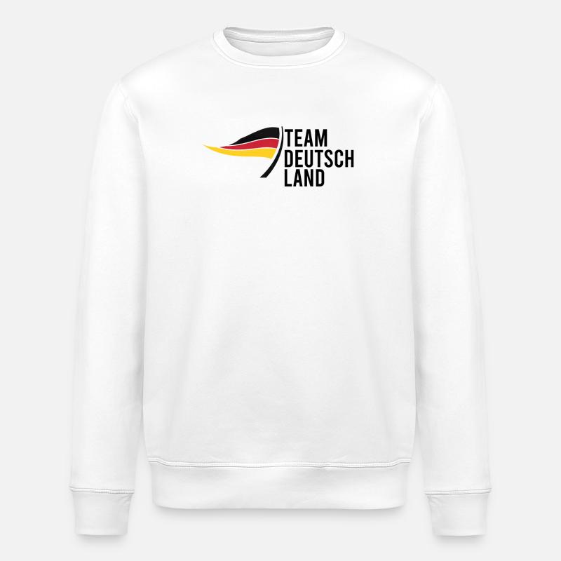 team deutschland - Stanley/Stella Unisex Bio-Sweatshirt ROLLER - Weiß