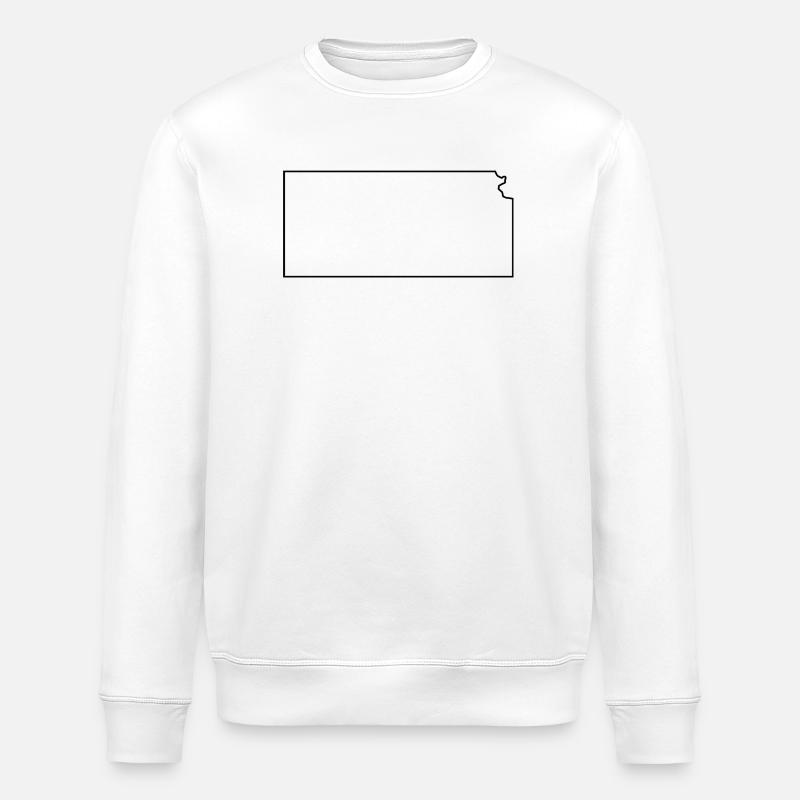 Kansas - Stanley/Stella Unisex Bio-Sweatshirt ROLLER - Weiß