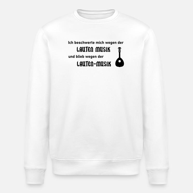 Lautenmusik - Stanley/Stella Unisex Bio-Sweatshirt ROLLER - Weiß