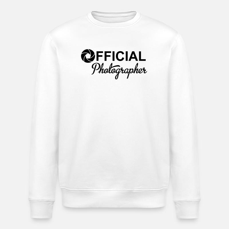 Photographer - Stanley/Stella ROLLER Unisex Organic Sweatshirt - white