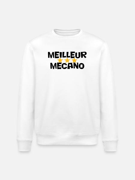 Best Mecano - Stanley/Stella ROLLER Unisex Organic Sweatshirt - white