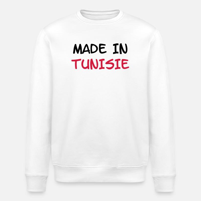 Made in Tunisie - Stanley/Stella Unisex Bio-Sweatshirt ROLLER - Weiß