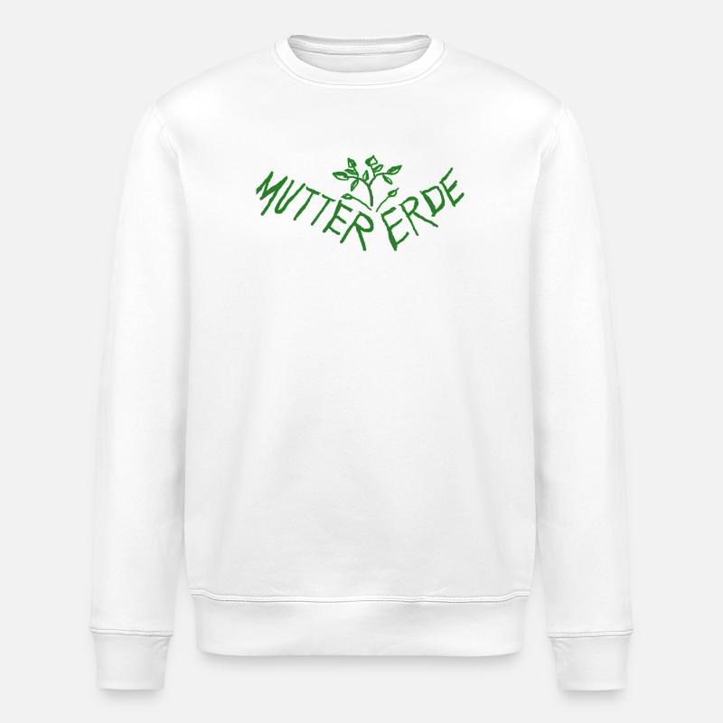 Mutter Erde - Schuetze Mutter Erde - Stanley/Stella Unisex Bio-Sweatshirt ROLLER - Weiß
