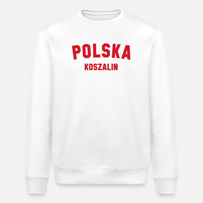 KOSZALIN, Pologne, Pologne - Sweat bio ROLLER Stanley/Stella Unisexe - blanc