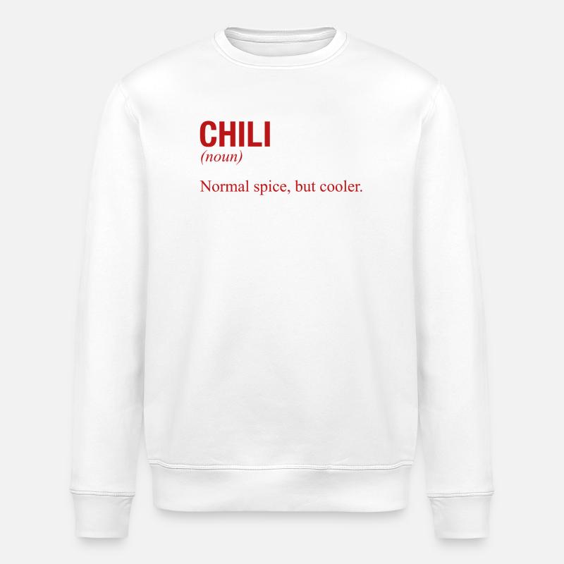 PIMENT - Sweat bio ROLLER Stanley/Stella Unisexe - blanc