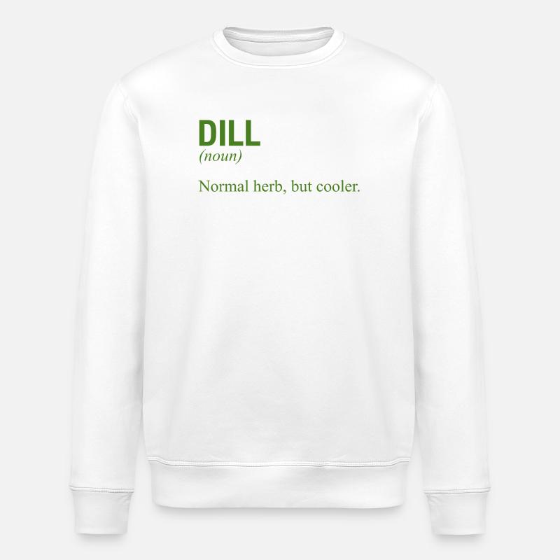 DILL - Stanley/Stella ROLLER Unisex Organic Sweatshirt - white