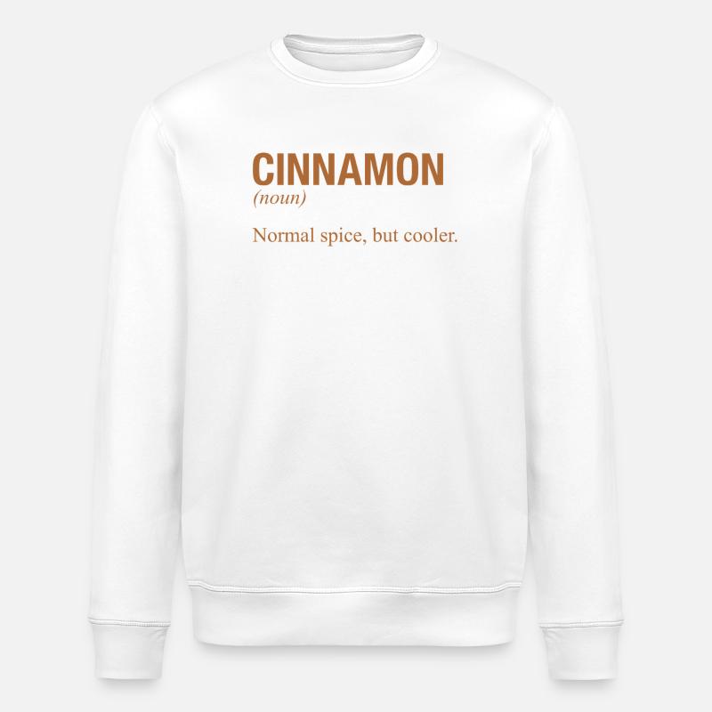 CANNELLE Zimt - Sweat bio ROLLER Stanley/Stella Unisexe - blanc