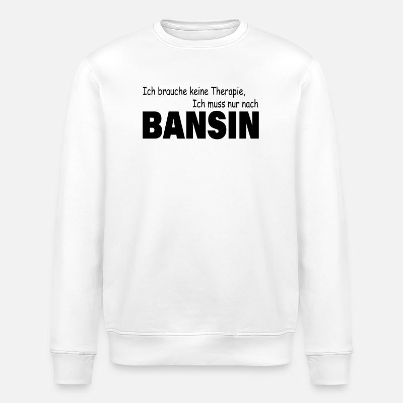 Therapy Bansin - Stanley/Stella ROLLER Unisex Organic Sweatshirt - white